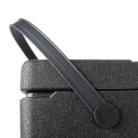 Carrying strap shopping box black, mounting set, 80 cm
